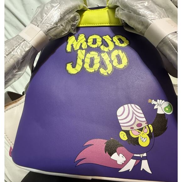 Loungefly Powerpuff Girls Mojo Jojo Glow Cosplay Mini Backpack - Picture 4 of 9